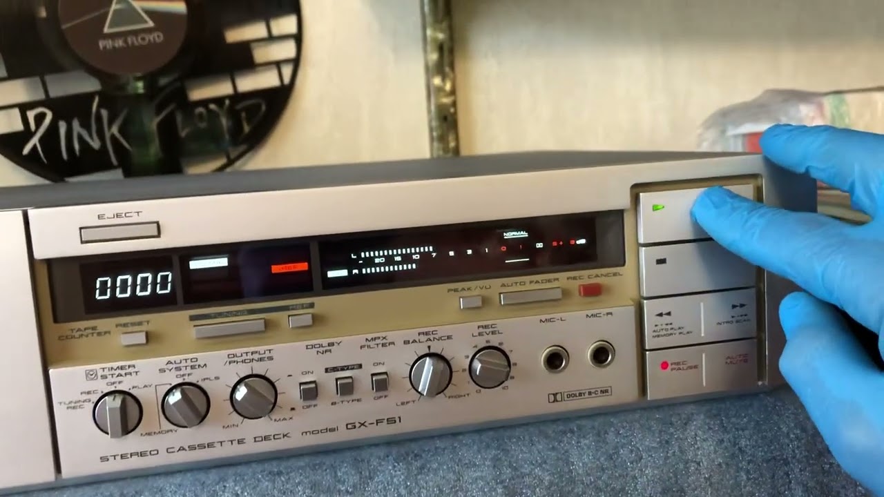 AKAI GX-F51 красавчик из 80-х! - YouTube