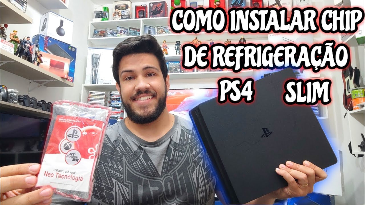 Tag Games Ps4 Console Com Kit De Refrigeracao