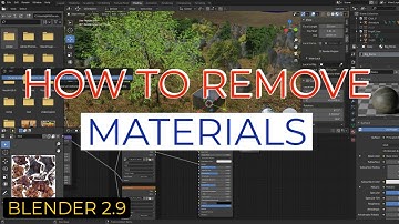 How to Delete Blender unused Materials & Particles | Blender Quick