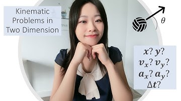 [吉娜] [Mech.] How to solve kinematic problems in two-dimensions? What is a projectile motion?