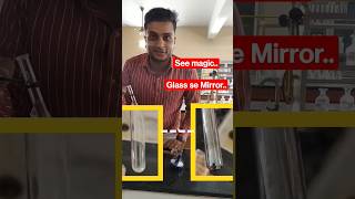 Mirror From Glass Glass Turned Into A Mirror chemistryfun labfun fun shockingfacts surprisi