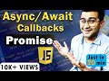 Async/Await, Promises, Callbacks - Async JavaScript Crash Course ( in One Video in Hindi ) 🔥🔥