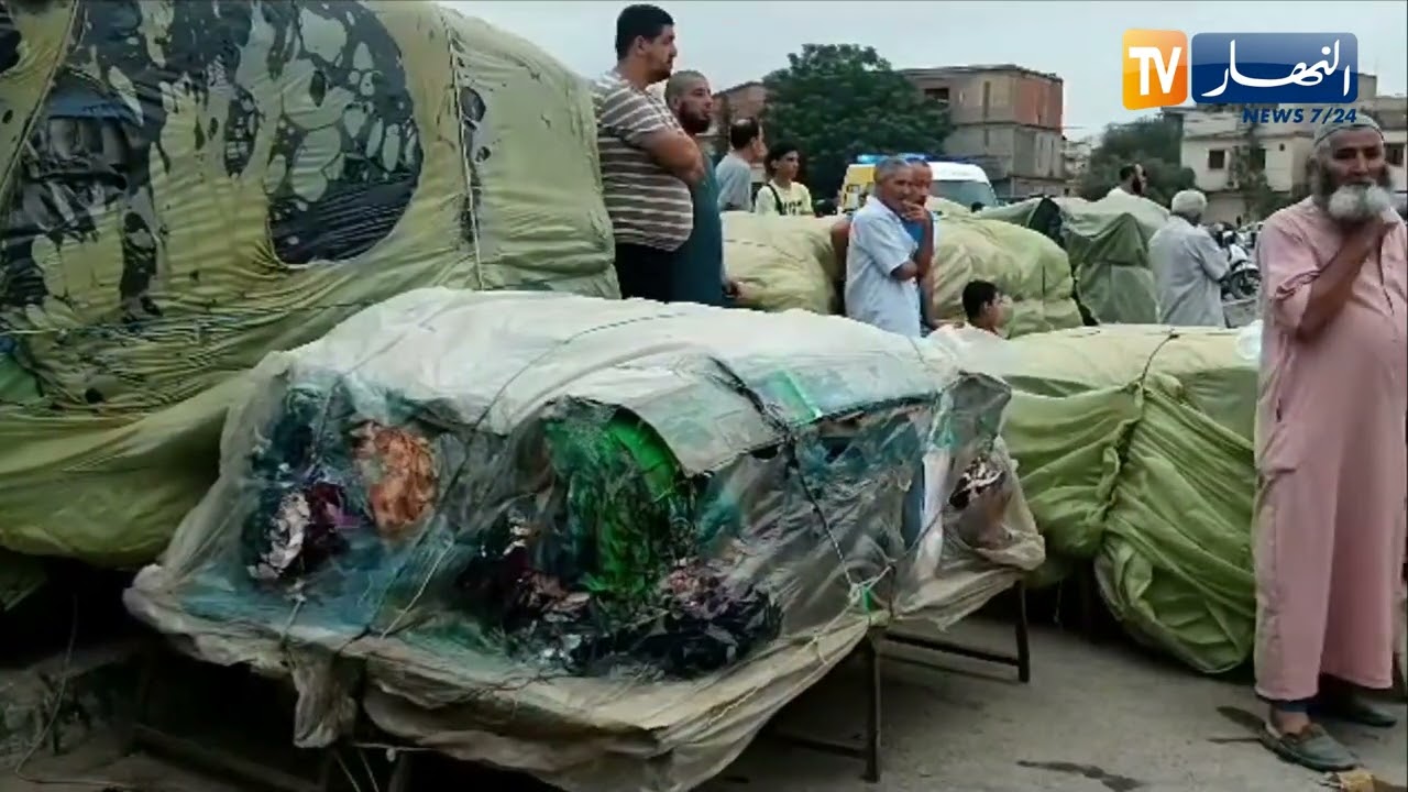 والي ولاية البليدة بالنيابة يتفقد مكان الحريق