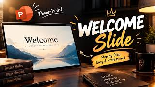 1.How to Create a Professional Welcome Slide in PowerPoint | Easy Step-by-Step Tutorial