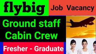 flybig cabin crew vacancy | flybig ground staff vacancy | cabin crew vacancy | ground staff vacancy