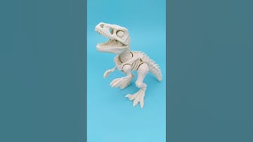 Velociraptor Skeleton model assembly