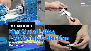 Shape The Size You Want To Fit The Bearing On A Mini Metal Lathe screenshot 5