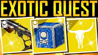 Destiny 2 - MASTER EXOTIC QUEST! FLAWLESS EXOTIC LOOT! How To Get All Exotics! Exotic Scout!