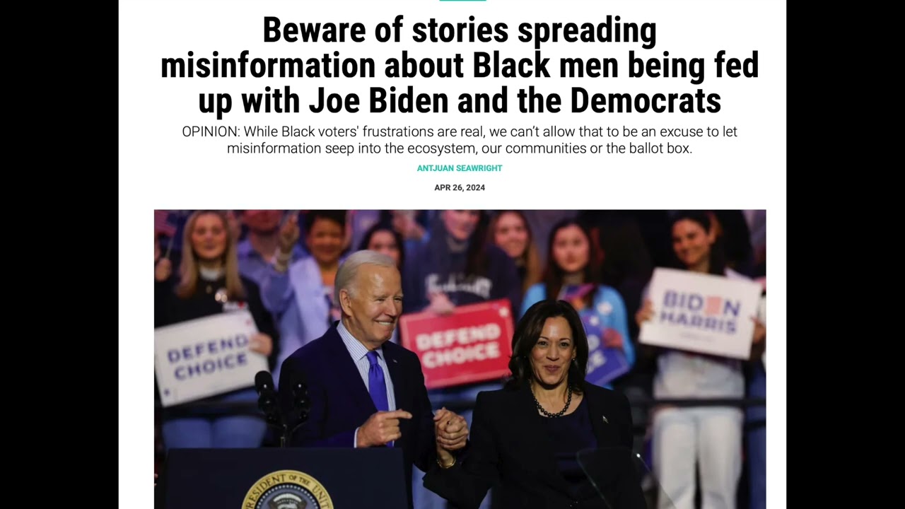 Are Black People Being Fed "Misinformation" About The Democrats?