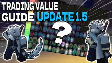 [PROJECT SLAYERS] OFFICAL TRADING VALUE TIERLIST (UPDATE 1.5)