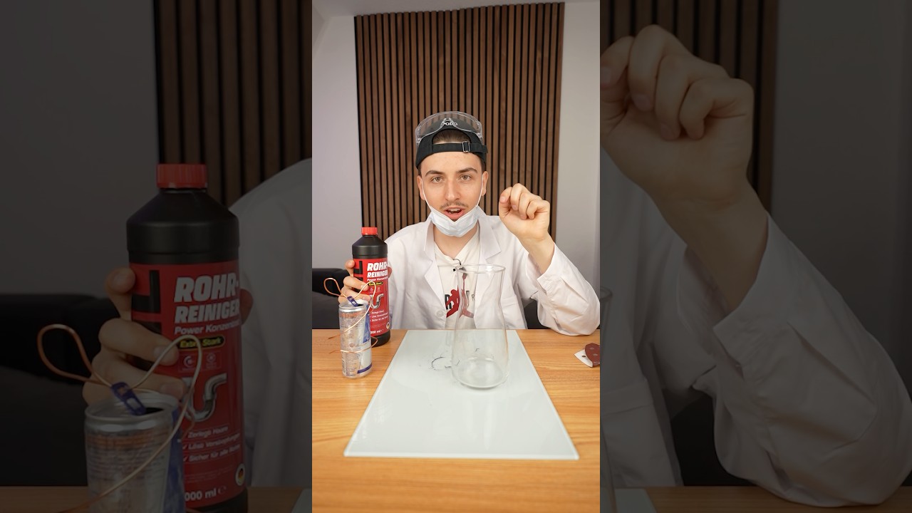Dose löst sich auf?? 😳 - nicht Nachmachen ⚠️ #linustestet