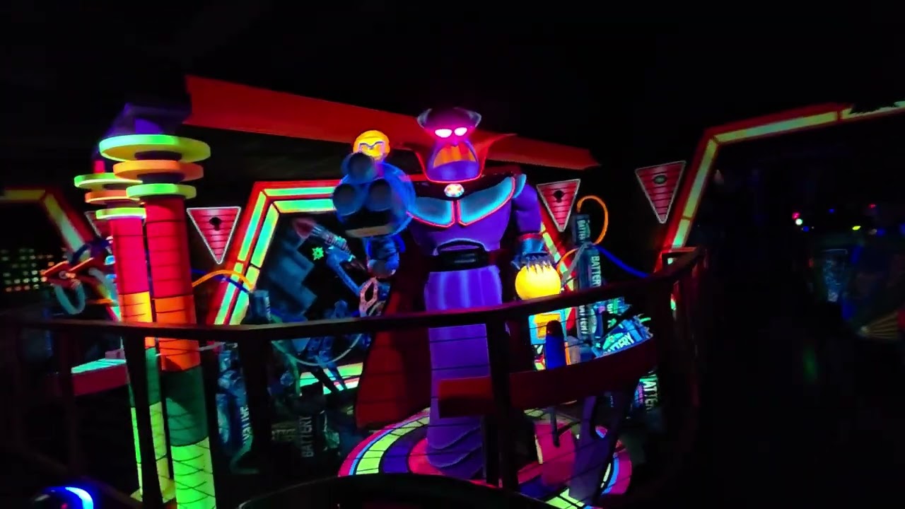 Buzz Lightyear Laser Blast POV 🚀 | Disneyland Paris | Space Ranger Ride Experience