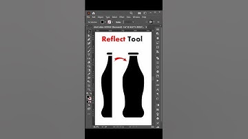 Reflect Tool use in Adobe Illustrator #shorts
