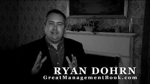 Book Overview by Author Ryan Dohrn or his management book on management training