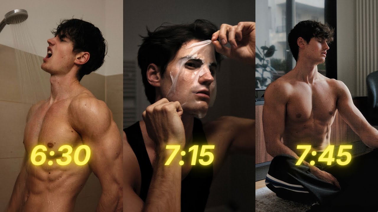 My Realistic Morning Routine (As a Male Model) - YouTube