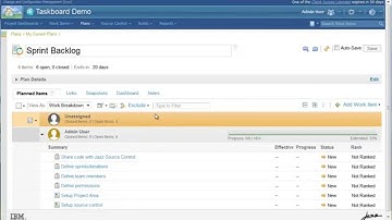 Improved Kanban Board and Taskboard views in Rational Team Concert 5.0.1