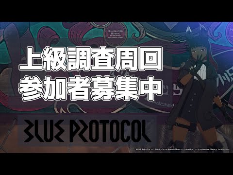 【BLUE PROTOCOL/ブルプロ】ラッシュEX＆上級調査周回やるぞー【Vtuber】