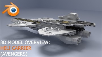Avengers (Heli Carrier) - Render Preview
