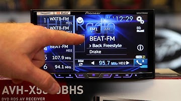 How to use the HD tuner on Pioneers  AVH X5800BHS and AVH X3800BHS