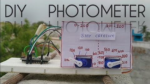 DIY PHOTOMETER | AMAZING Arduino project | ldr project | No Pcb | Stay Creative.!!