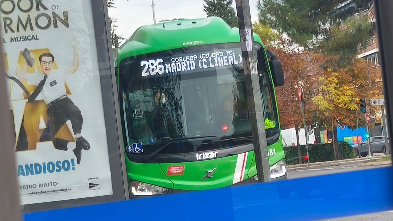 [Interurbanos] Línea 286 | Coslada (Ciudad 70) - Madrid (Ciudad Lineal)
