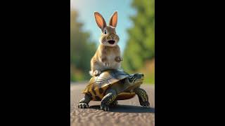“Rabbit &amp; Turtle Both Win 😂 | Classic Story Twist | Cartoon Shorts #funnyshorts