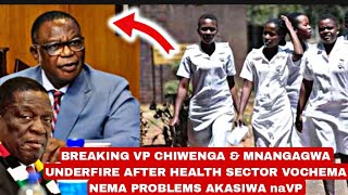 Breaking🤯Vp Chiwenga underfire neZanu-PF & Mnangagwa's cabinet Ministers after ayita mess kuHealth💔🤯