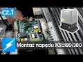 Montaż mechaniczny napędu do bramy przesuwnej KSE180/380 - Elektrobim.pl