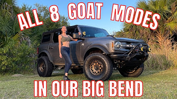 ALL 8 GOAT MODES ENABLED IN THE NEW FORD BRONCO VIA FORSCAN.