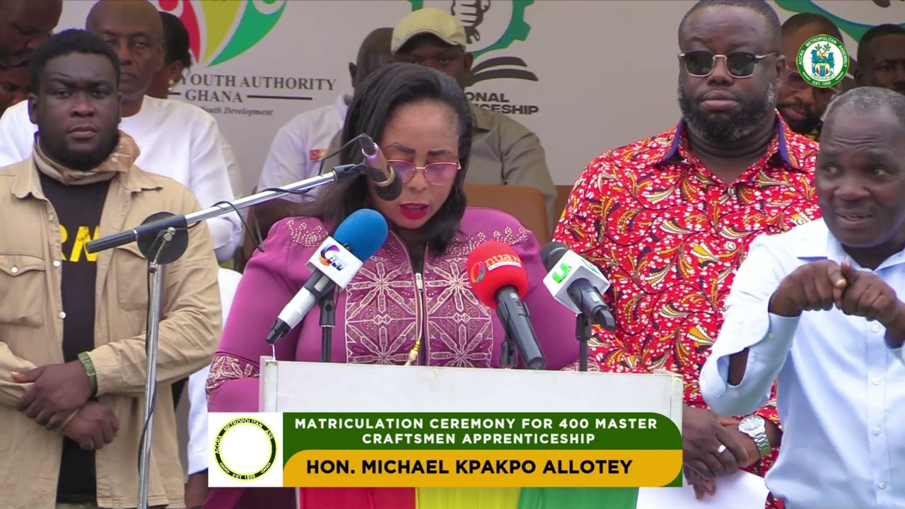 Video: Matriculation Ceremony for 400 Beneficiaries of National Apprenticeship Program