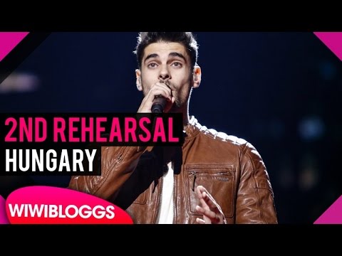 Second rehearsal: Freddie "Pioneer" (Hungary) Eurovision 2016 | wiwibloggs