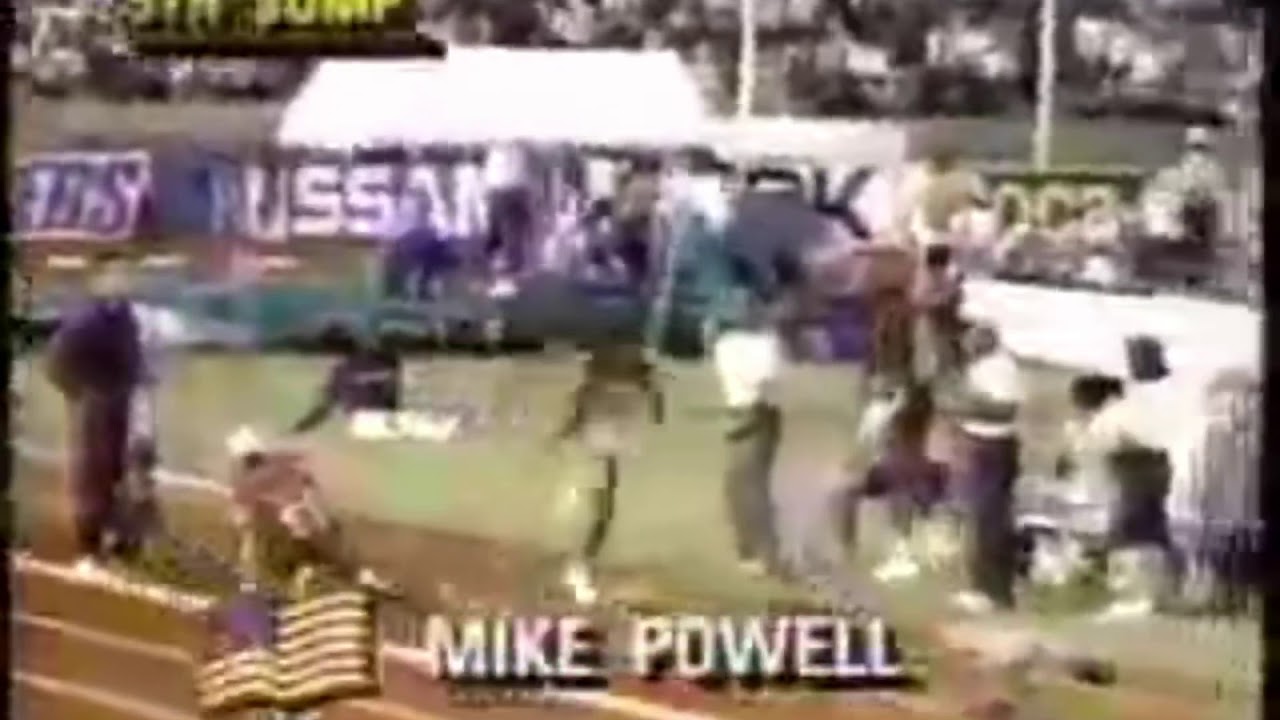 World record Long Jump 8.95 Meters YouTube