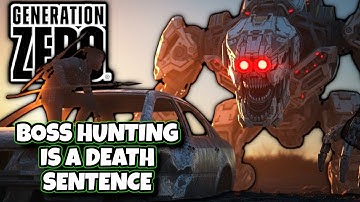 Boss Hunting Is A DEATH SENTENCE In This Open World Robot Apocalypse Game!!! - Generation Zero Ep. 4
