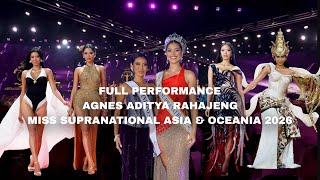 Download lagu Full Performance of Agnes Aditya Rahajeng—Miss Supranational Asia & Oceania 2026 from Indonesia