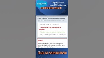 How to Pass the Salesforce Admin Exam – Mock Questions & Real Practice Test 2025 | 14 #shorts