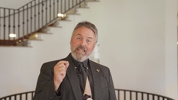 Dr. Gregory L. Froelich (’83) explains the Foucault Pendulum