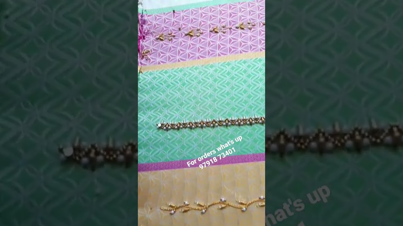 Maggam work bangles making an order