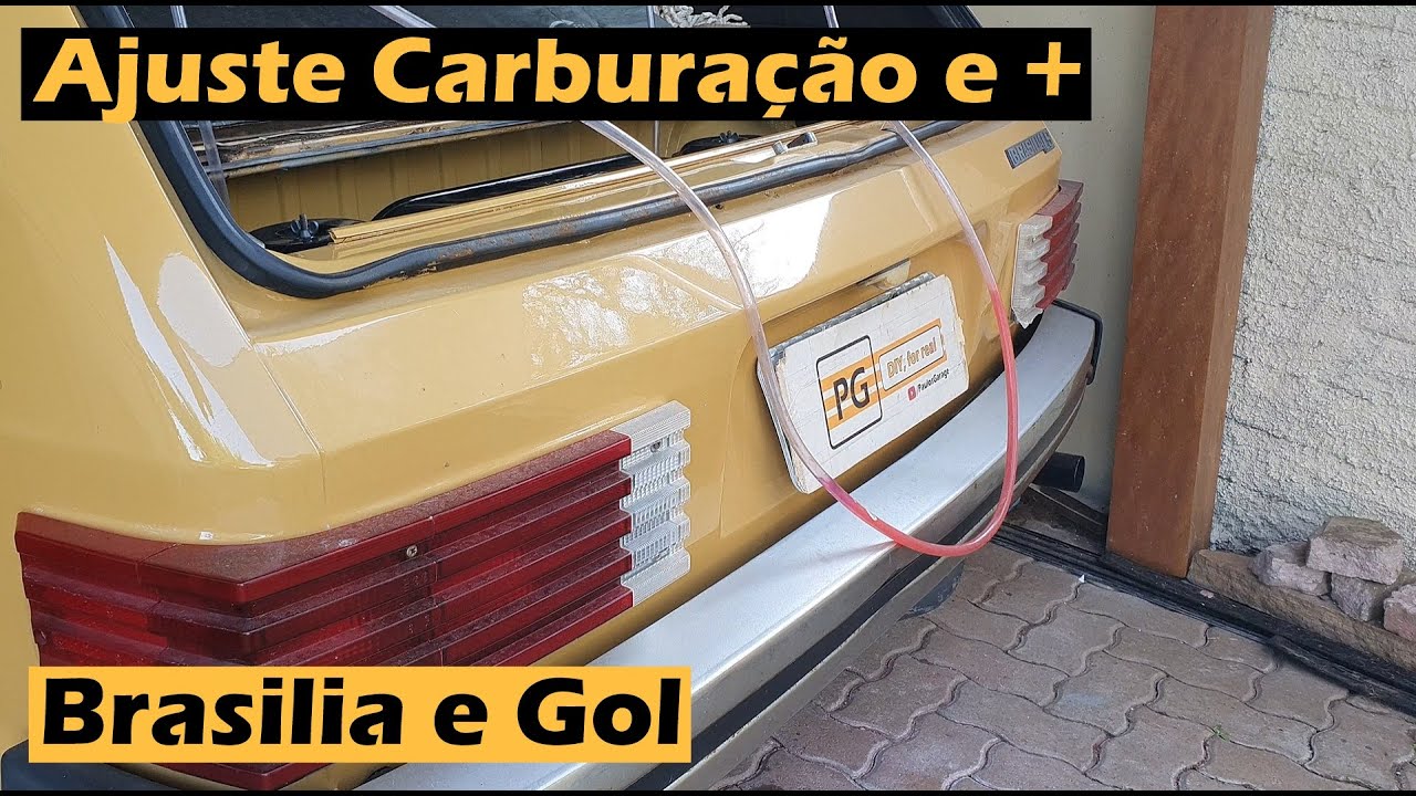 Ajustando a Carburação Brasilia e Ligando o Gol - [4K]
