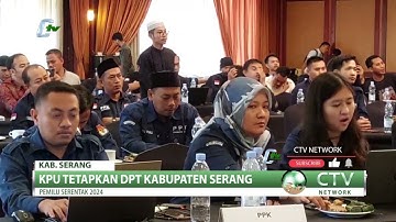 KPU Tetapkan DPT Kabupaten Serang