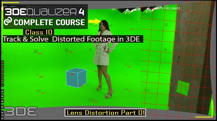 3DEqualizer -Track & Solve Distorted Footage in 3DEqualizer | 3DEqualizer Lens Distortion [Part 01]