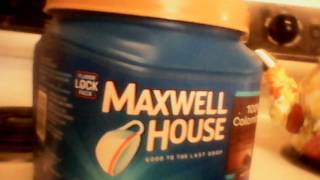 Maxwell house 100% Colombian coffee good to the last drop price 6.99 Walmart haul