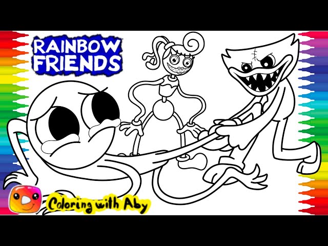 Rainbow Friends Coloring Book 🕹️ Play Now on GamePix