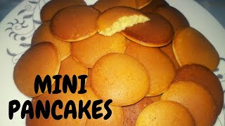 5 Minute MINI PANCAKES||Pancake Cereal||Mini Pancakes Recipe 5 Min Mini Pancake Cereal Trending Tiktok Recipe Eggless Mini Pancake Recipe Yummy