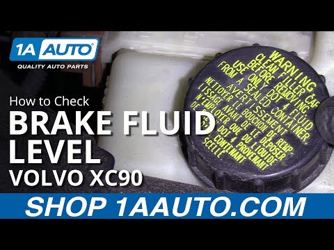 How to Check Brake Fluid 03-12 Volvo XC90
