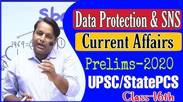 Class-16th || Current Affairs || Science & Tech. for Prelims 2020 || Upendra Anmol Sir