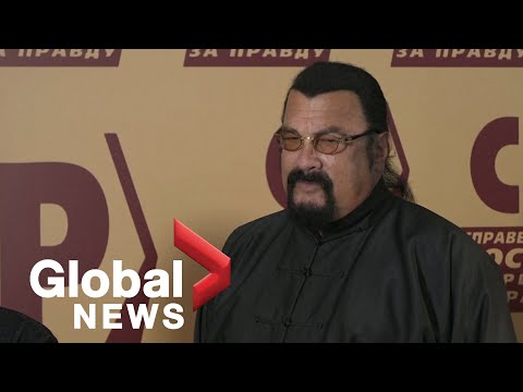 Hollywood actor Steven Seagal joins Russia’s pro-Kremlin party, proposes tougher laws