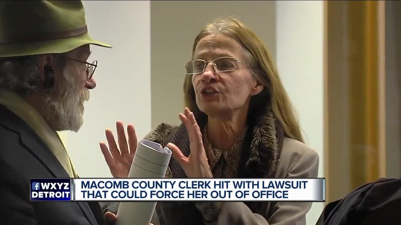 Macomb County Clerk hit with lawsuit that could force her out of office