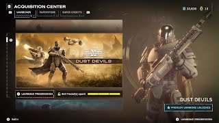 HELLDIVERS 2 Dust Devils Warbond Complete