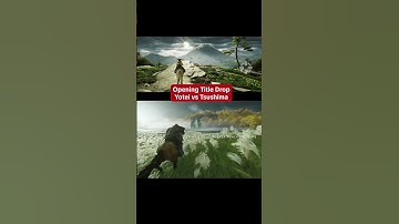 Ghost of Yotei Opening vs Ghost of Tsushima Opening
