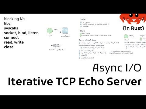 Async I/O in Depth: Iterative TCP Echo Server
